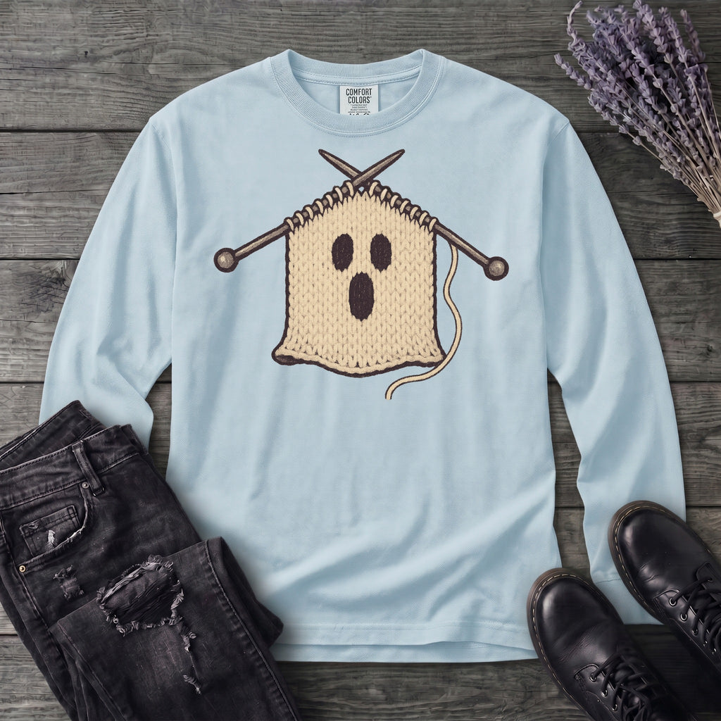 Knit Ghost Long Sleeve T-Shirt
