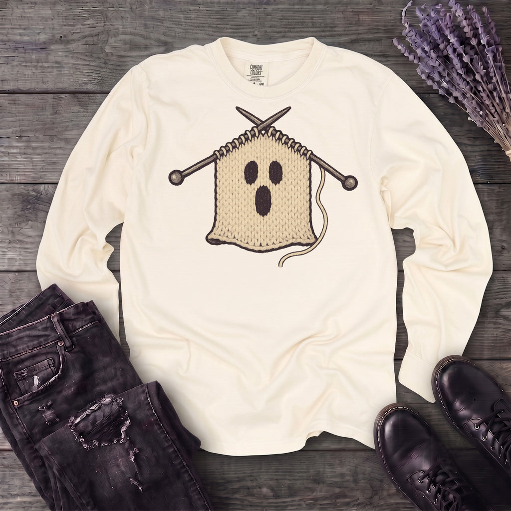 Knit Ghost Long Sleeve T-Shirt