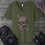 Star Skull V-Neck T-Shirt