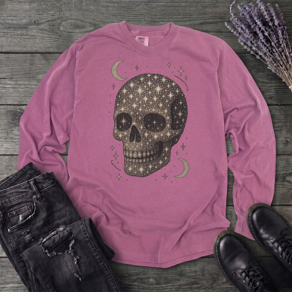 Star Skull Long Sleeve T-Shirt