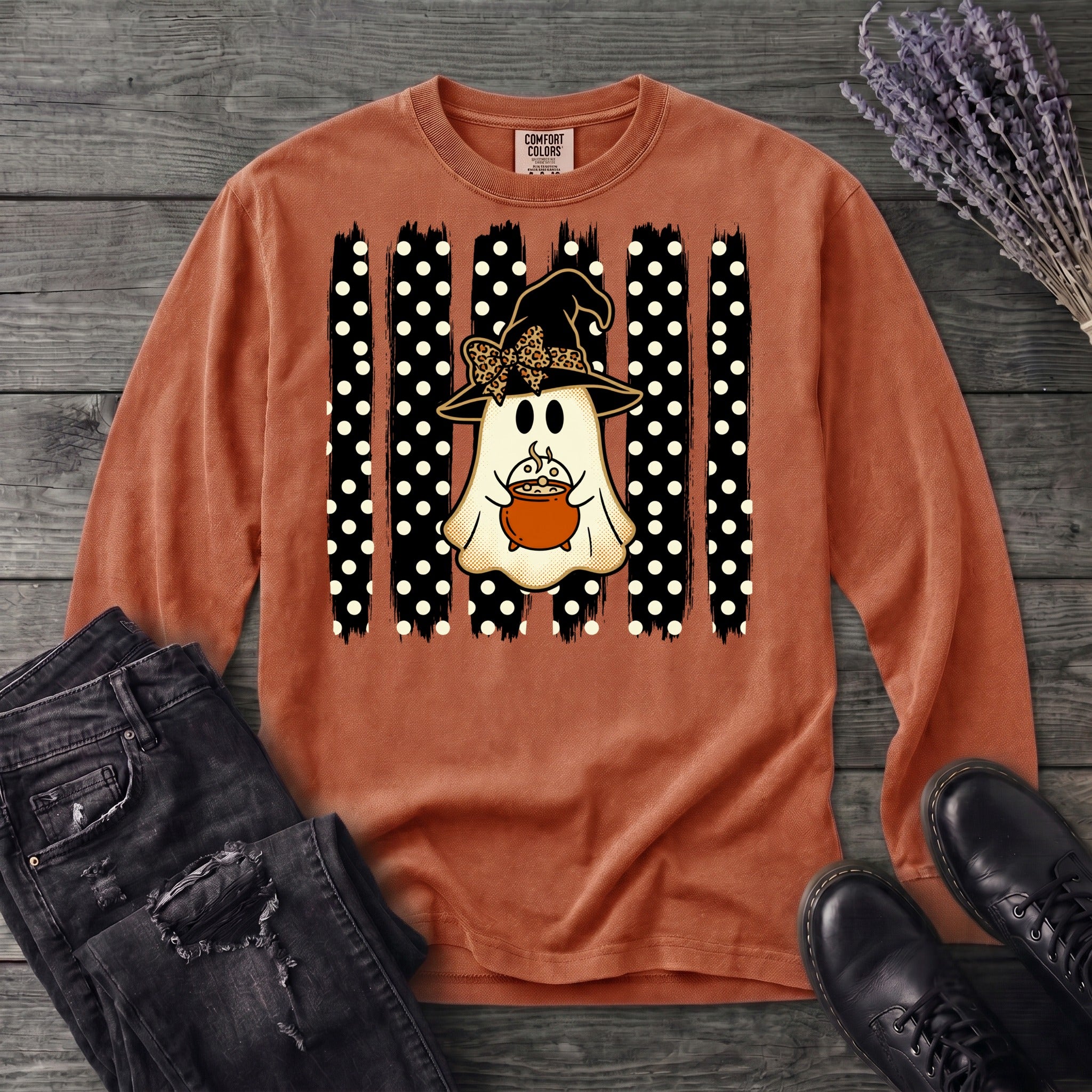 Polka Dot Boutique Ghost Long Sleeve T-Shirt