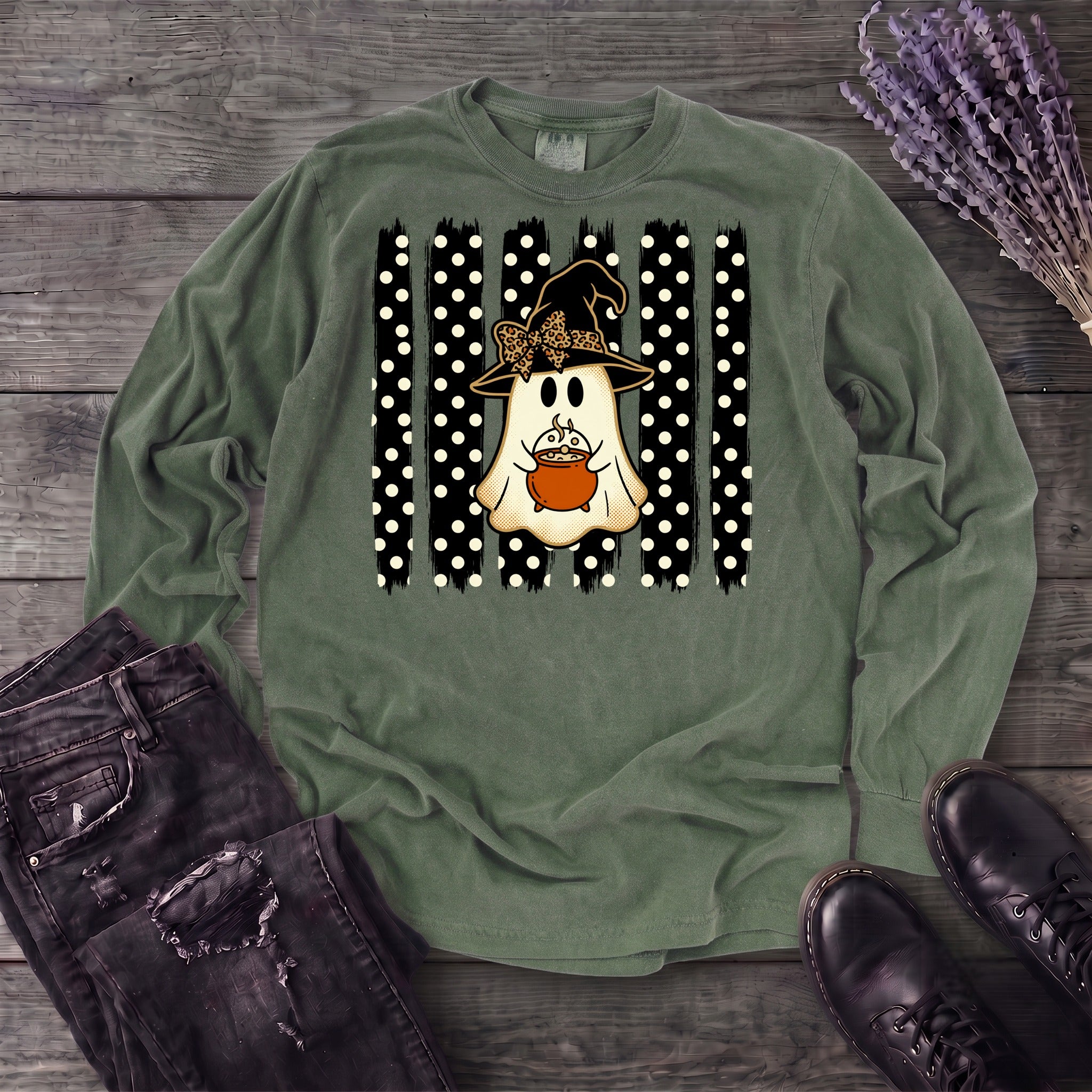 Polka Dot Boutique Ghost Long Sleeve T-Shirt