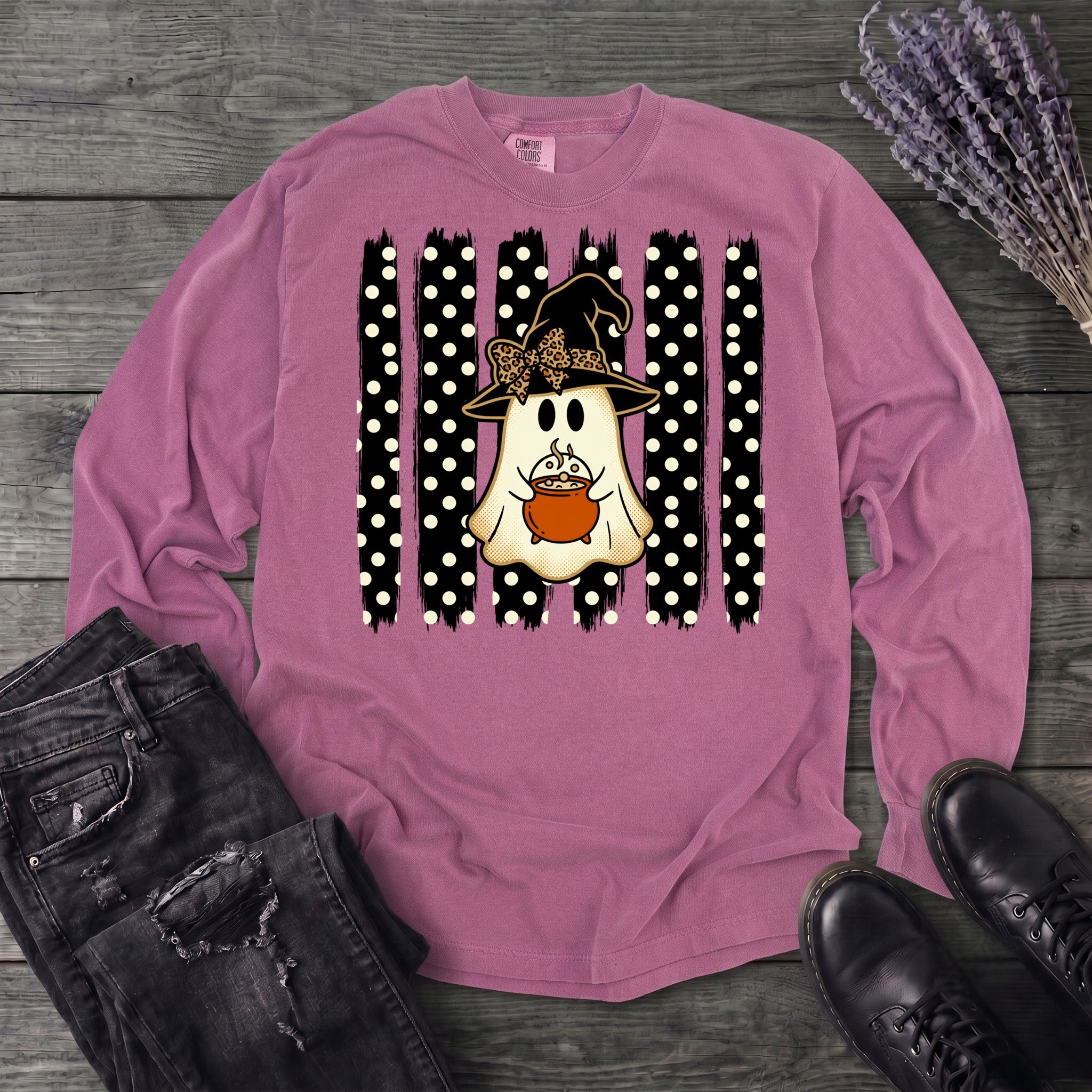 Polka Dot Boutique Ghost Long Sleeve T-Shirt