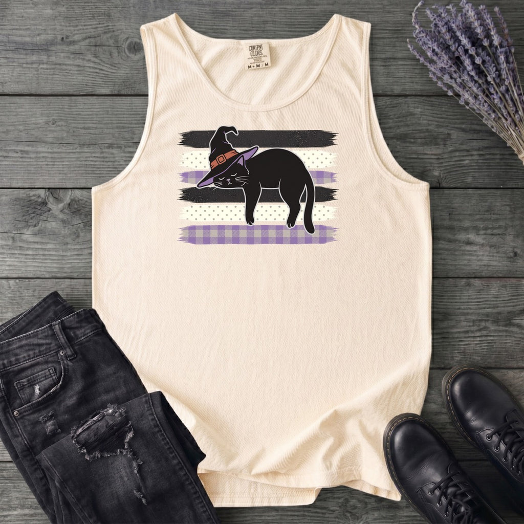 Resting Witch Cat Tank Top
