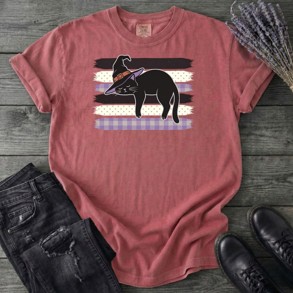 Resting Witch Cat T-Shirt