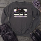 Resting Witch Cat Sweatshirt