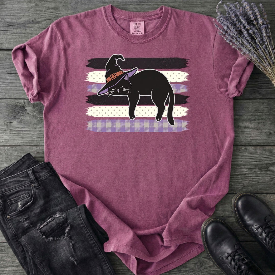 Resting Witch Cat T-Shirt
