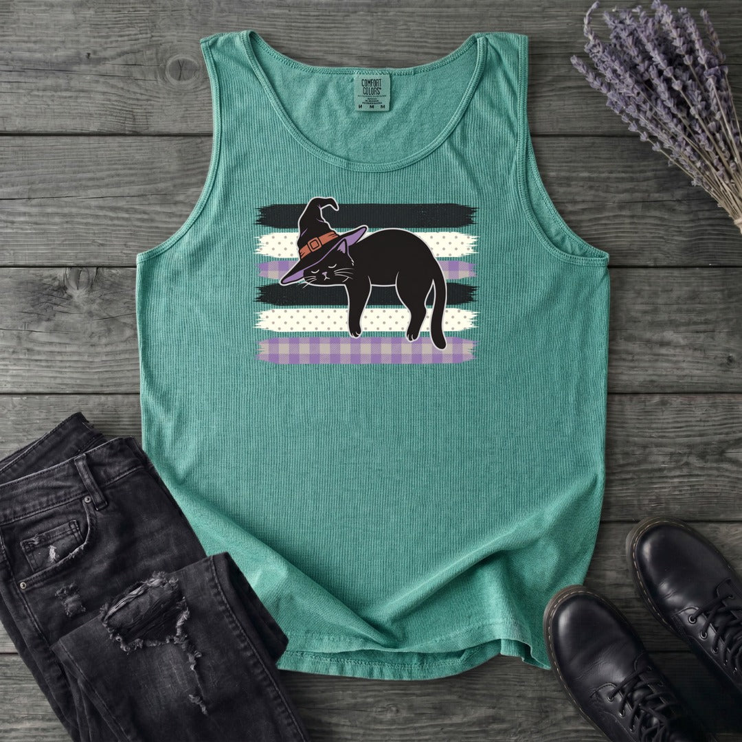 Resting Witch Cat Tank Top