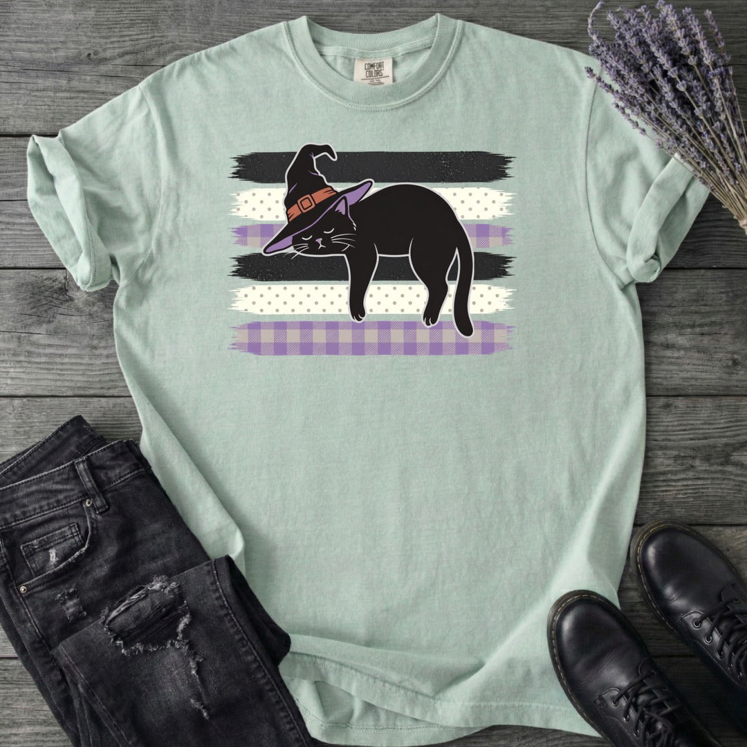 Resting Witch Cat T-Shirt