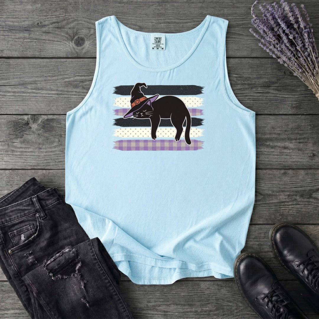 Resting Witch Cat Tank Top
