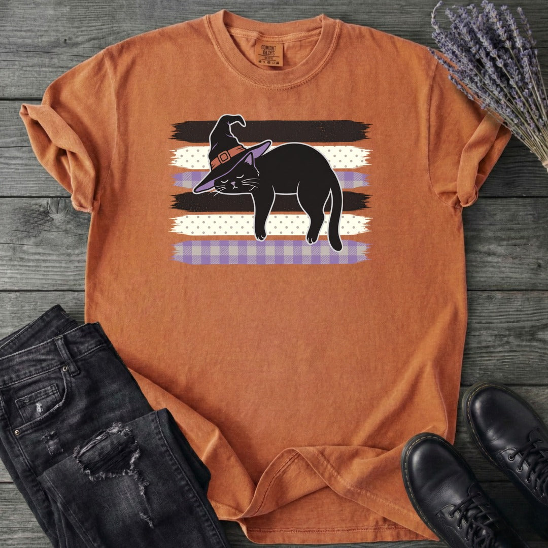 Resting Witch Cat T-Shirt