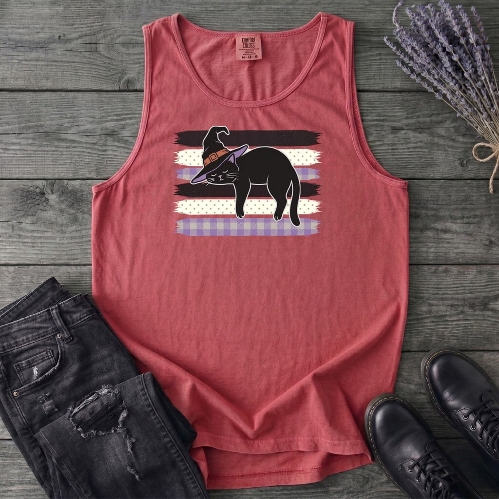 Resting Witch Cat Tank Top