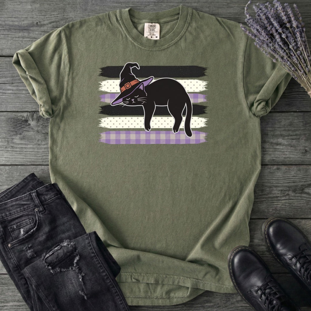 Resting Witch Cat T-Shirt