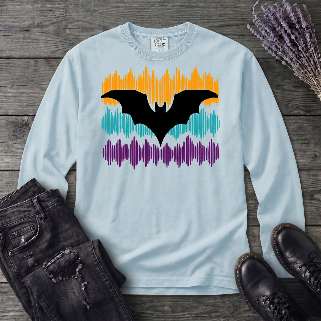 Soundwave Stripes Bat Long Sleeve T-Shirt