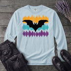 Soundwave Stripes Bat Long Sleeve T-Shirt