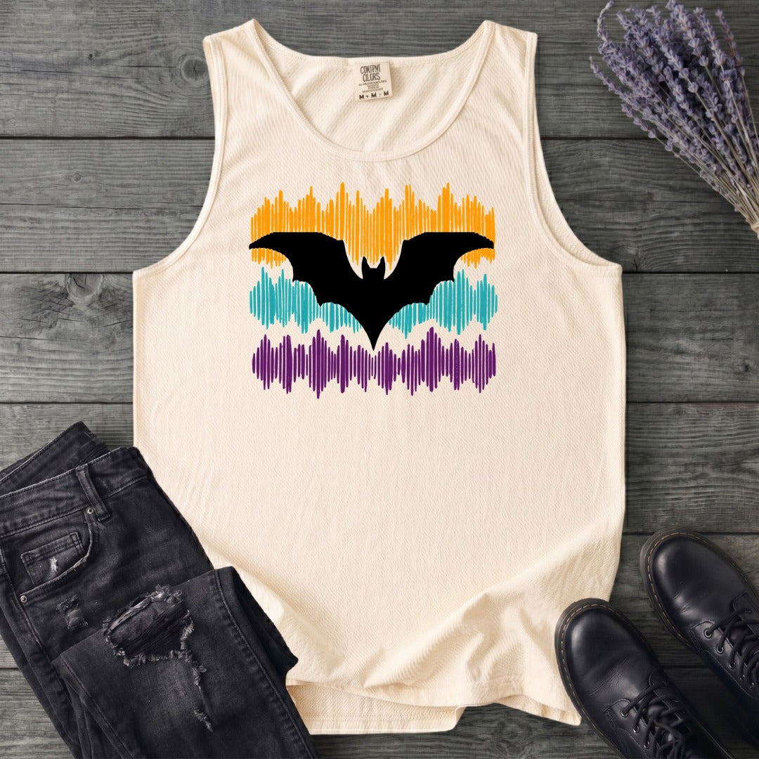 Soundwave Stripes Bat Tank Top