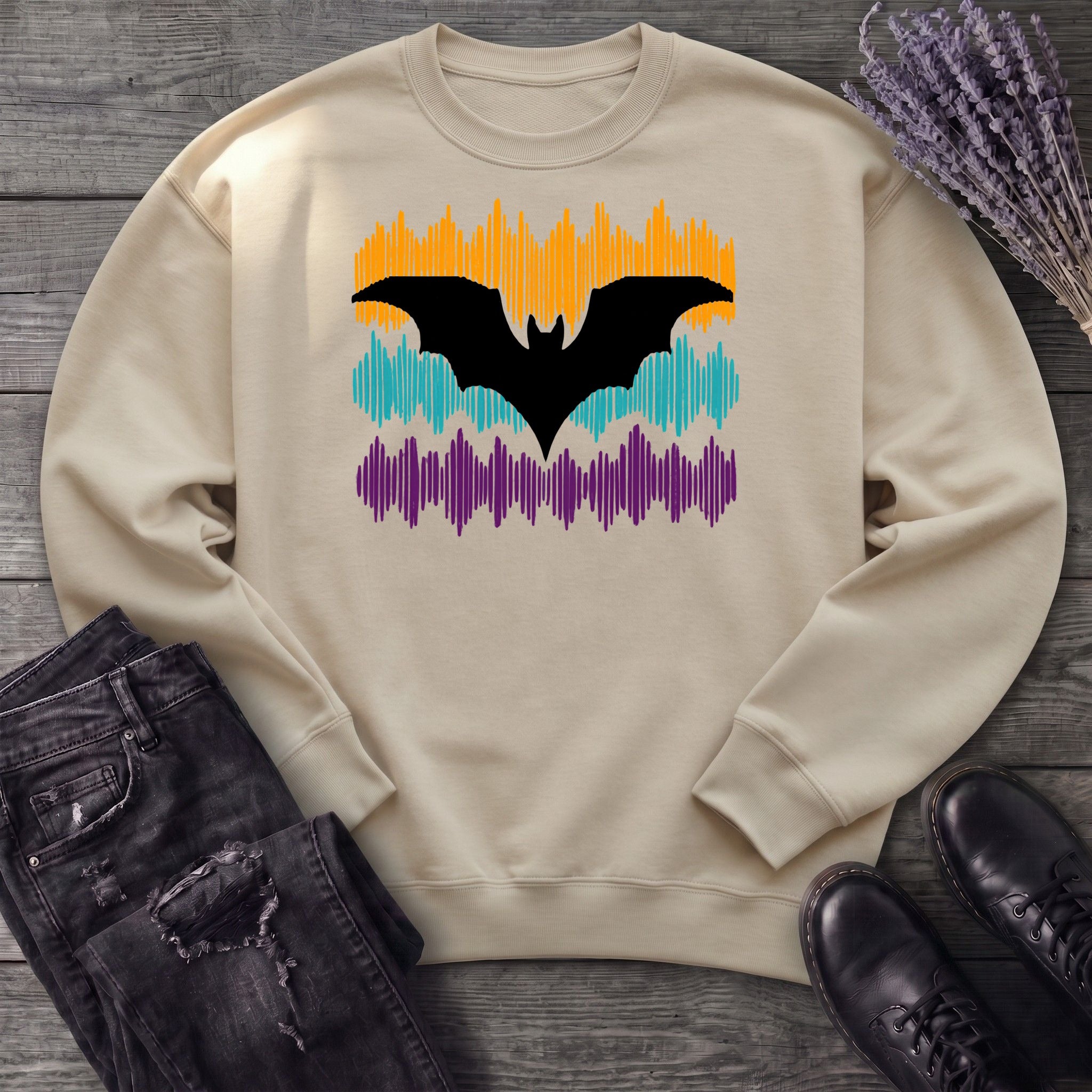 Soundwave Stripes Bat Sweatshirt