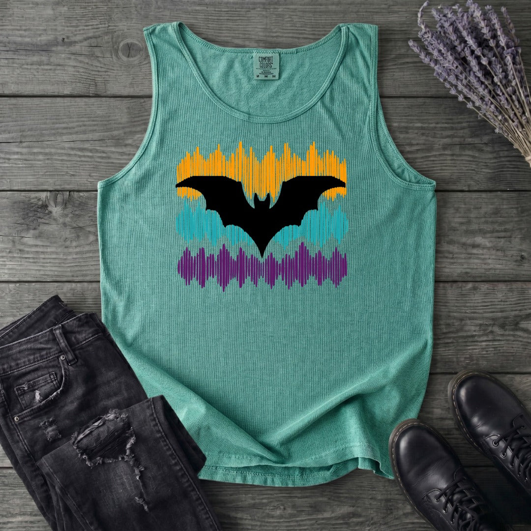 Soundwave Stripes Bat Tank Top