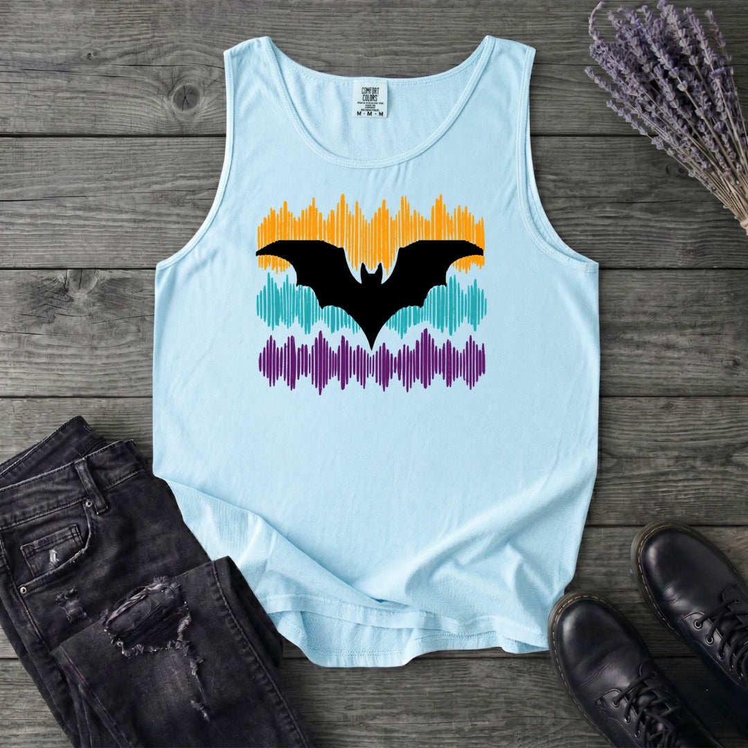 Soundwave Stripes Bat Tank Top