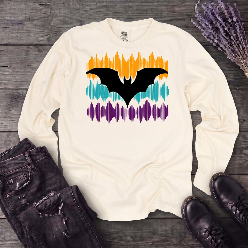 Soundwave Stripes Bat Long Sleeve T-Shirt