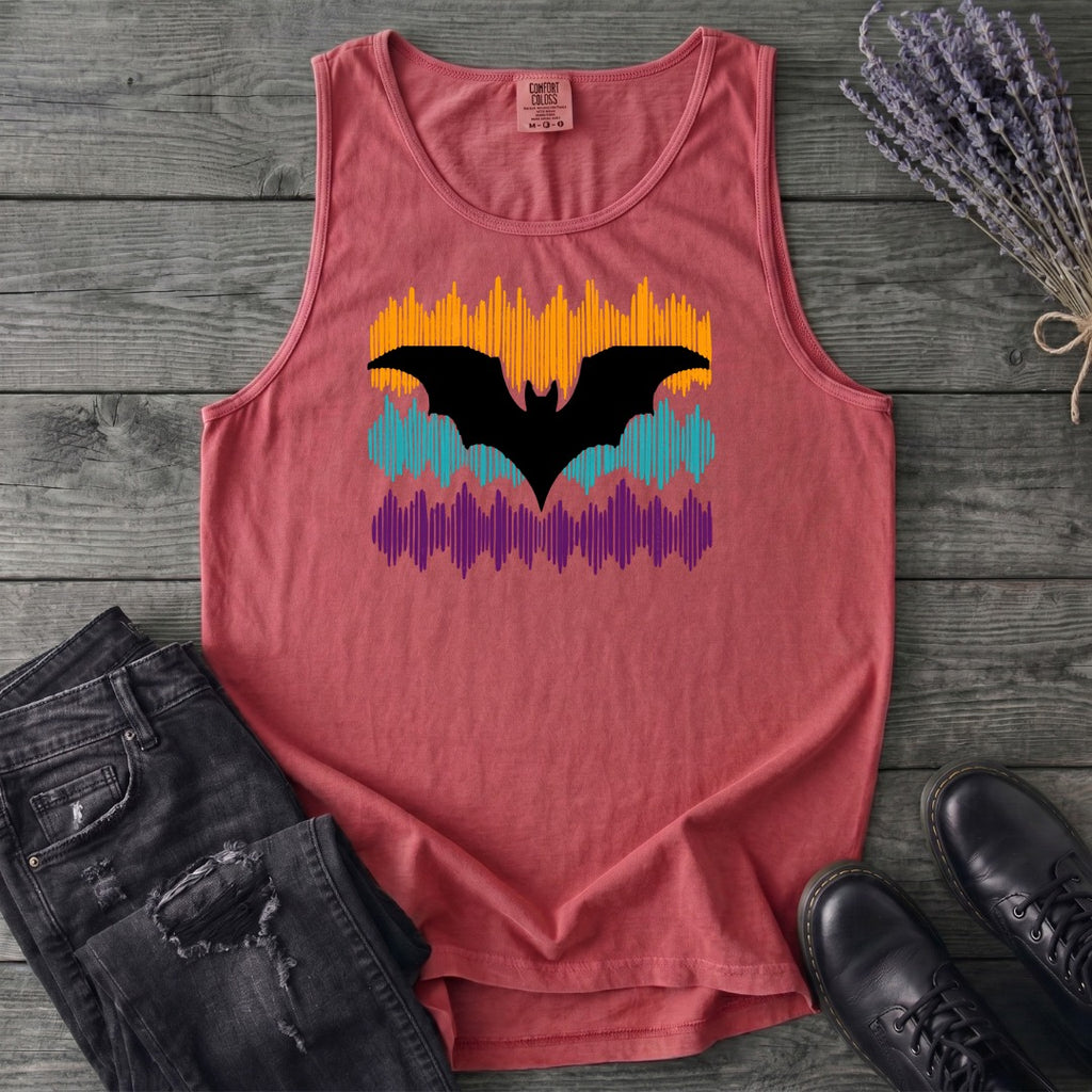 Soundwave Stripes Bat Tank Top