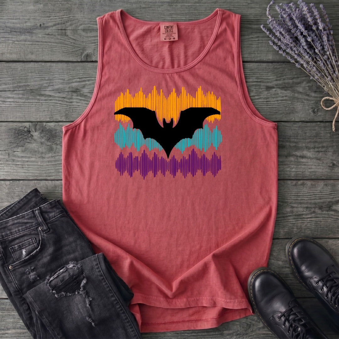 Soundwave Stripes Bat Tank Top