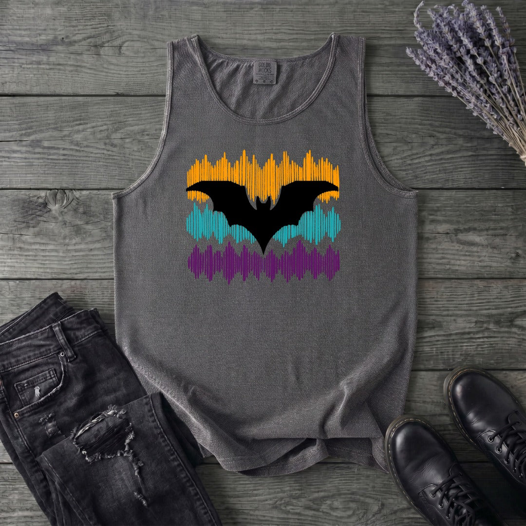Soundwave Stripes Bat Tank Top
