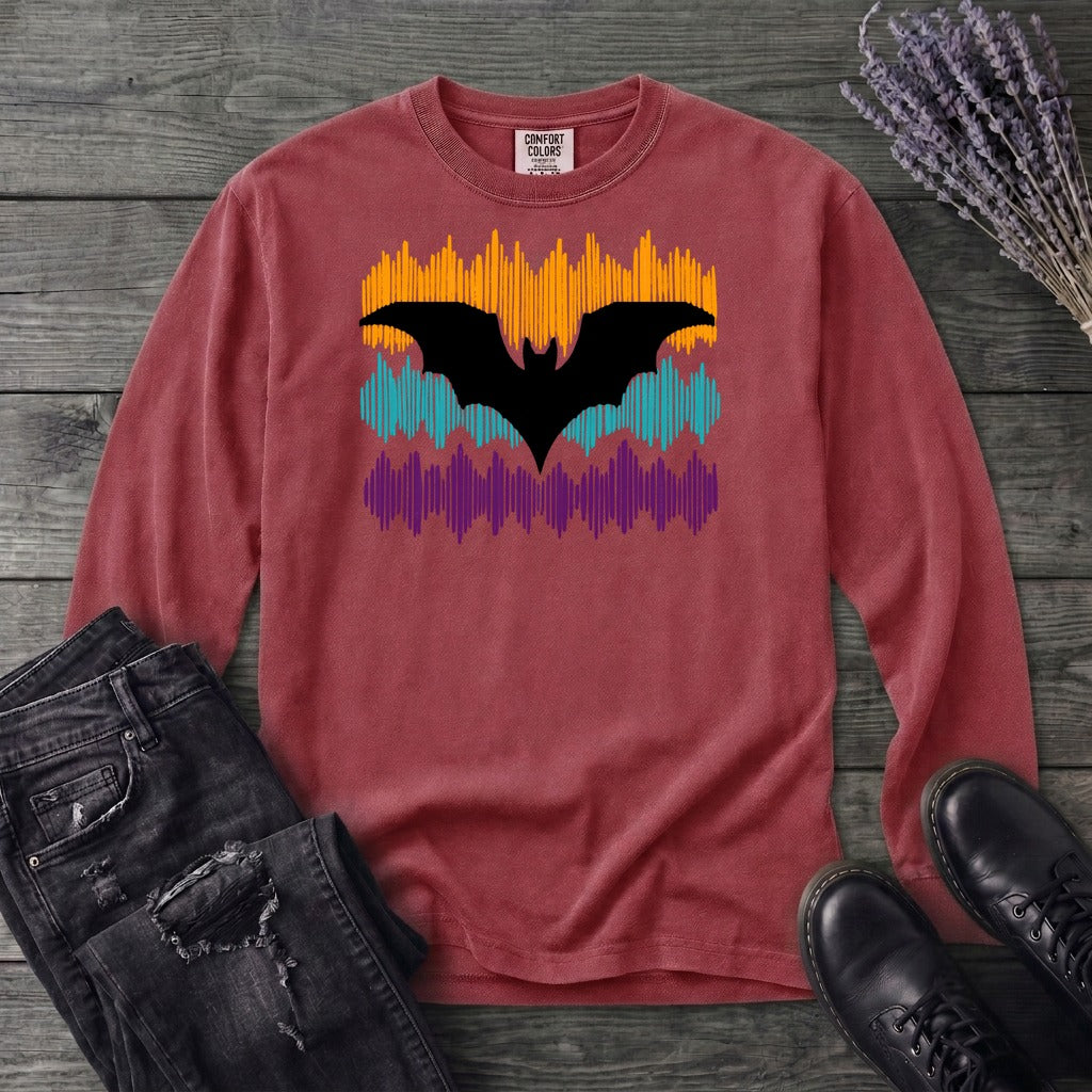 Soundwave Stripes Bat Long Sleeve T-Shirt