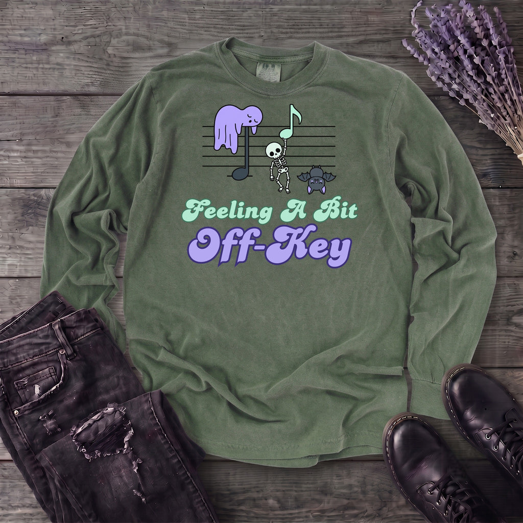 Feeling A Bit Off Key Long Sleeve T-Shirt