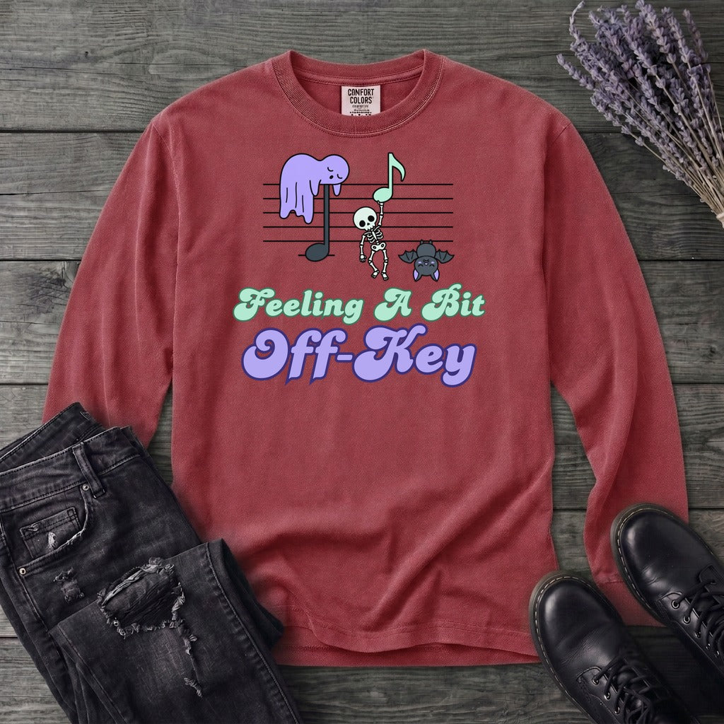 Feeling A Bit Off Key Long Sleeve T-Shirt