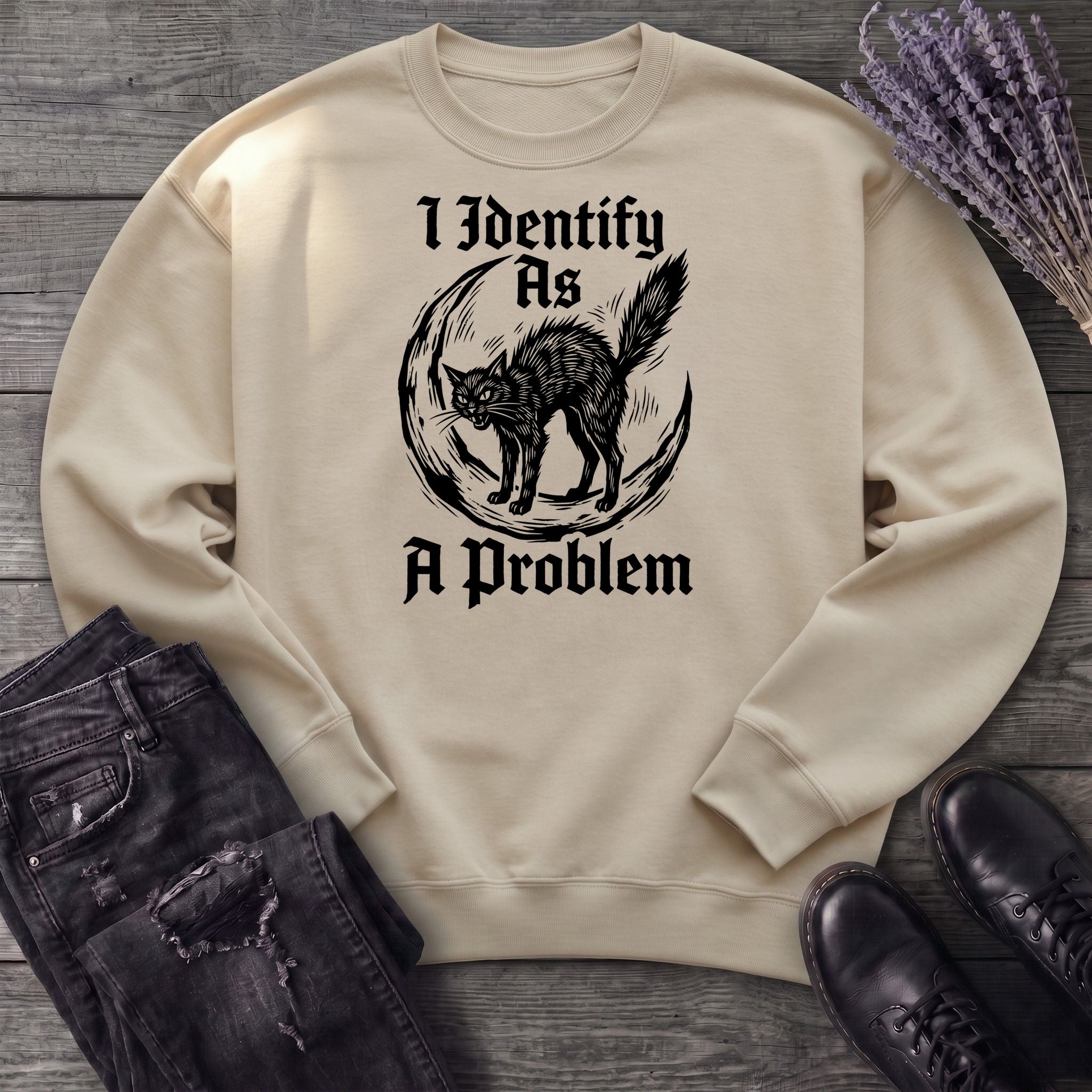 I Identify As A Problem Sweatshirt