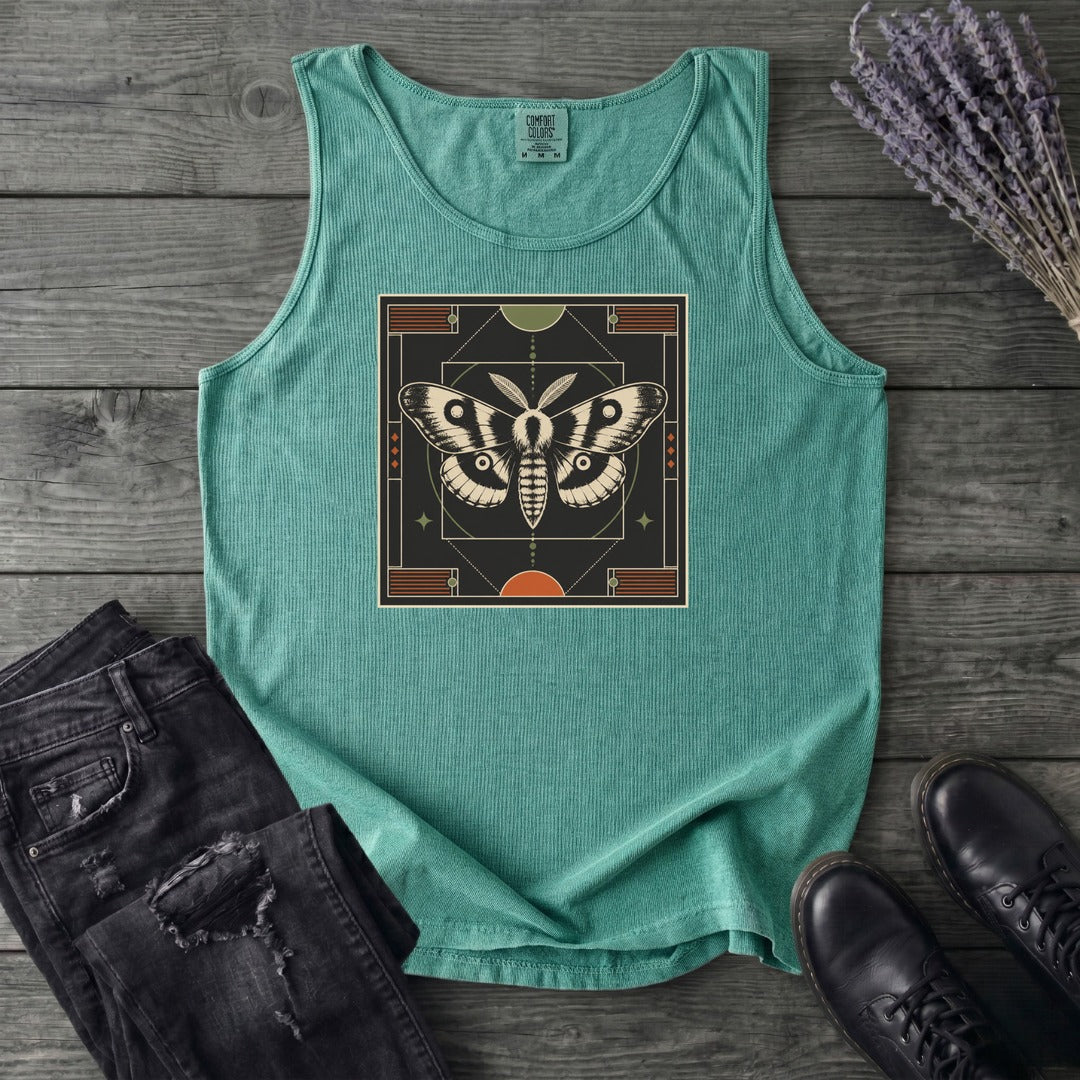 Geometric Moth Tank Top