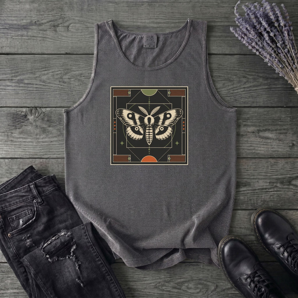 Geometric Moth Tank Top