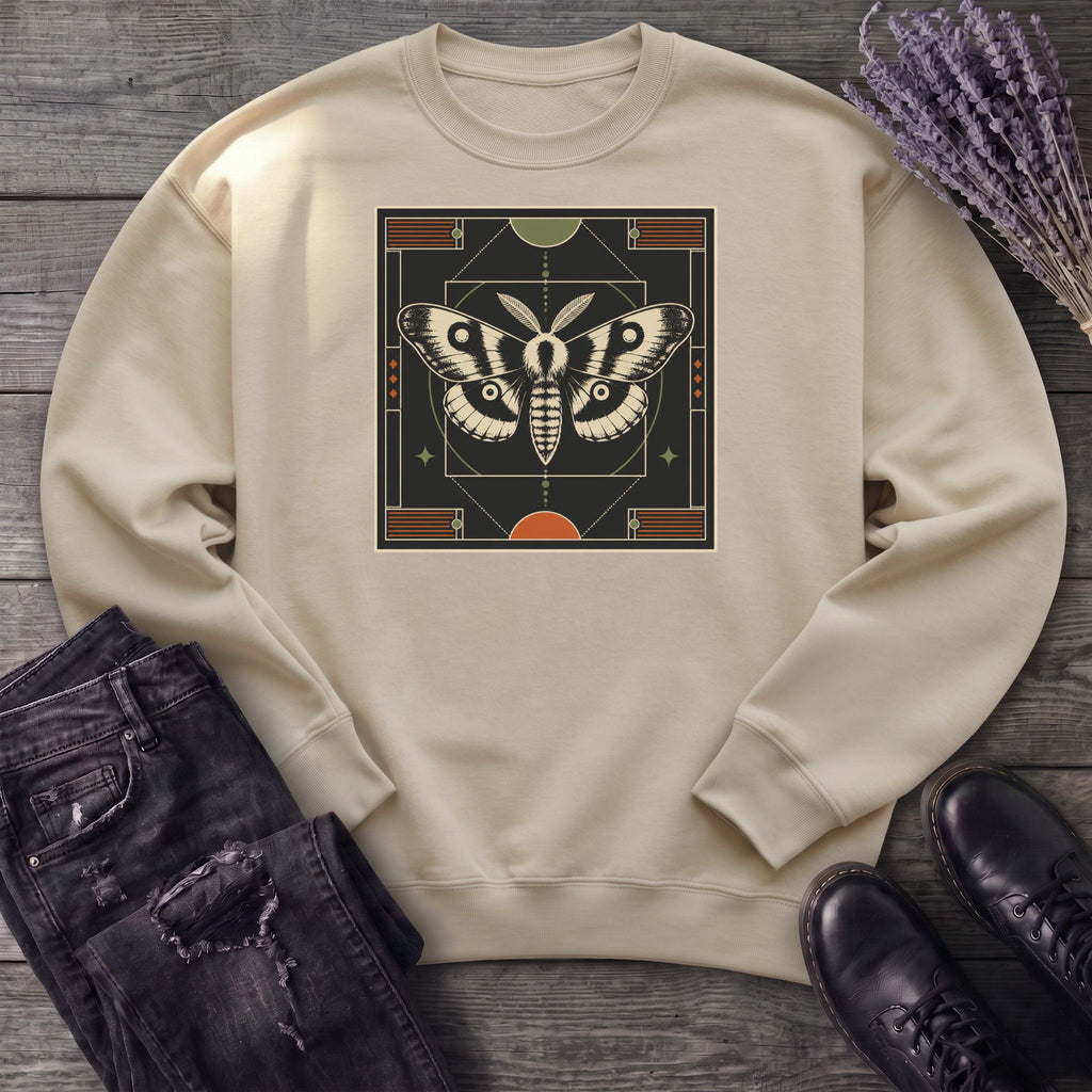 Geometric Moth Sweatshirt
