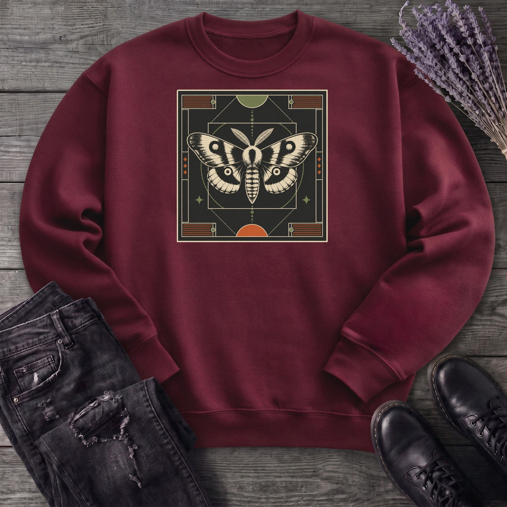 Geometric Moth Sweatshirt