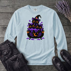 Midnight Cauldron Cats Long Sleeve T-Shirt