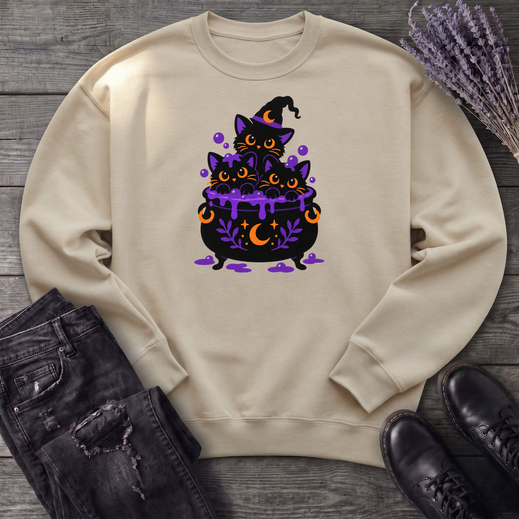 Midnight Cauldron Cats Sweatshirt