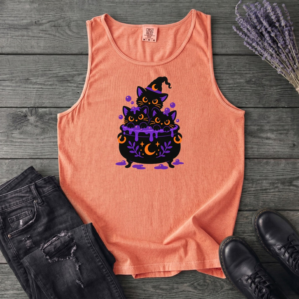Midnight Cauldron Cats Tank Top