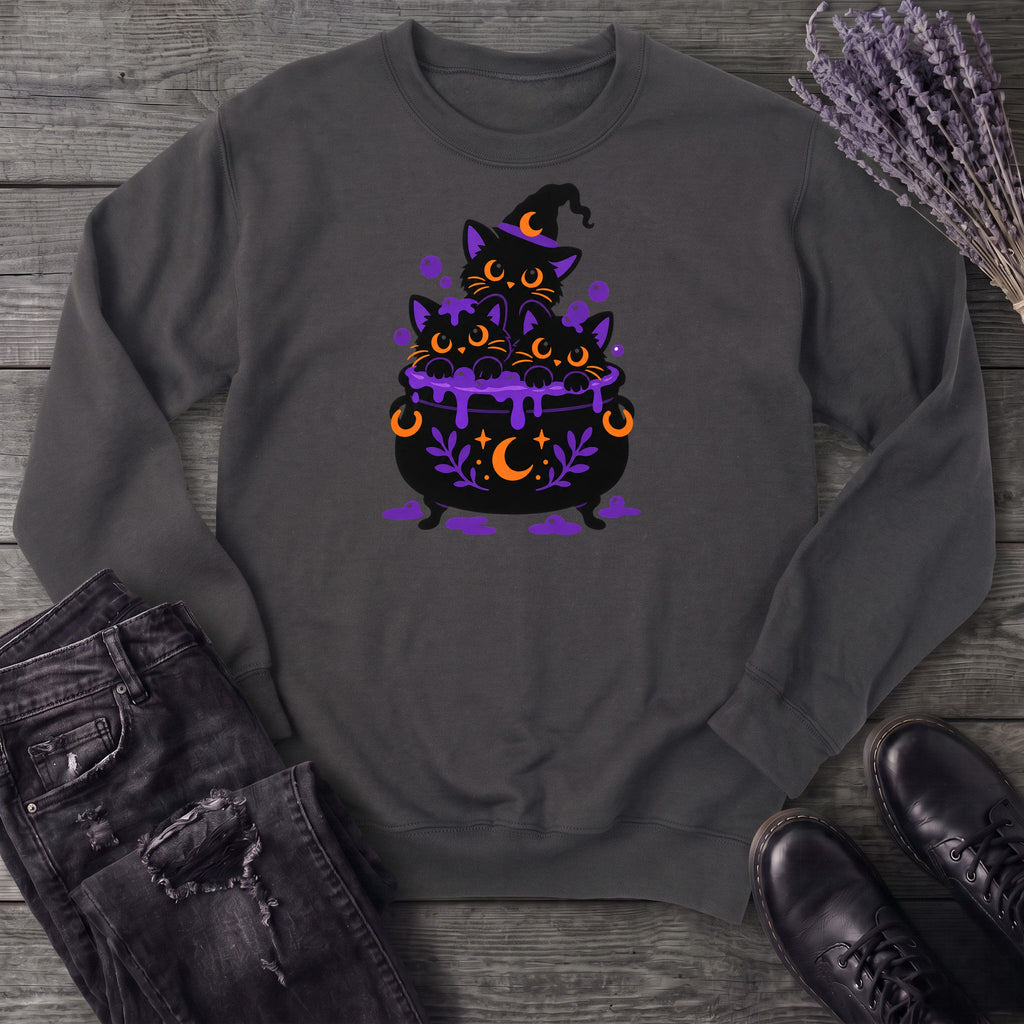 Midnight Cauldron Cats Sweatshirt