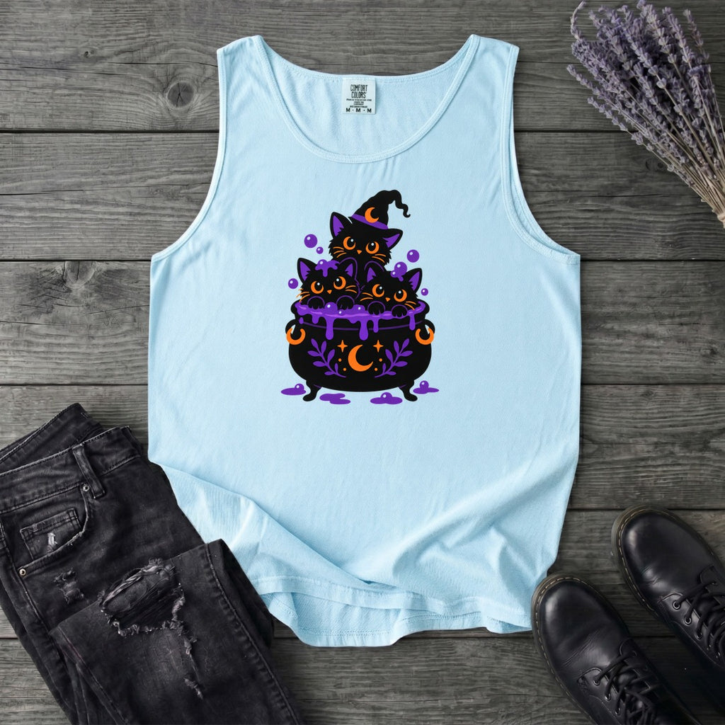 Midnight Cauldron Cats Tank Top