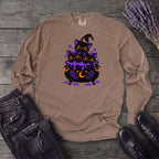 Midnight Cauldron Cats Long Sleeve T-Shirt