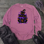 Midnight Cauldron Cats Long Sleeve T-Shirt