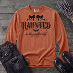 Haunted In The Gentlest Way Long Sleeve T-Shirt