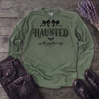 Haunted In The Gentlest Way Long Sleeve T-Shirt