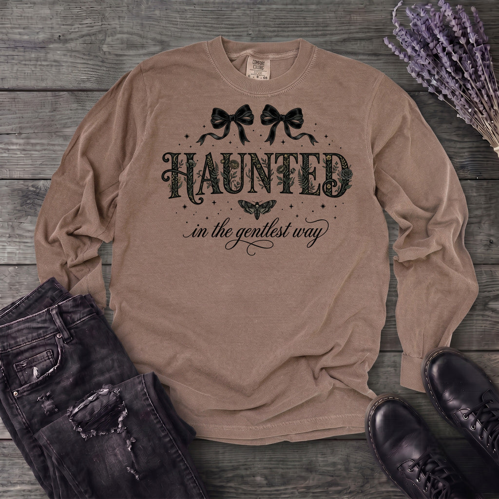 Haunted In The Gentlest Way Long Sleeve T-Shirt