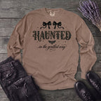 Haunted In The Gentlest Way Long Sleeve T-Shirt