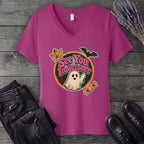 See You In October V-Neck T-Shirt