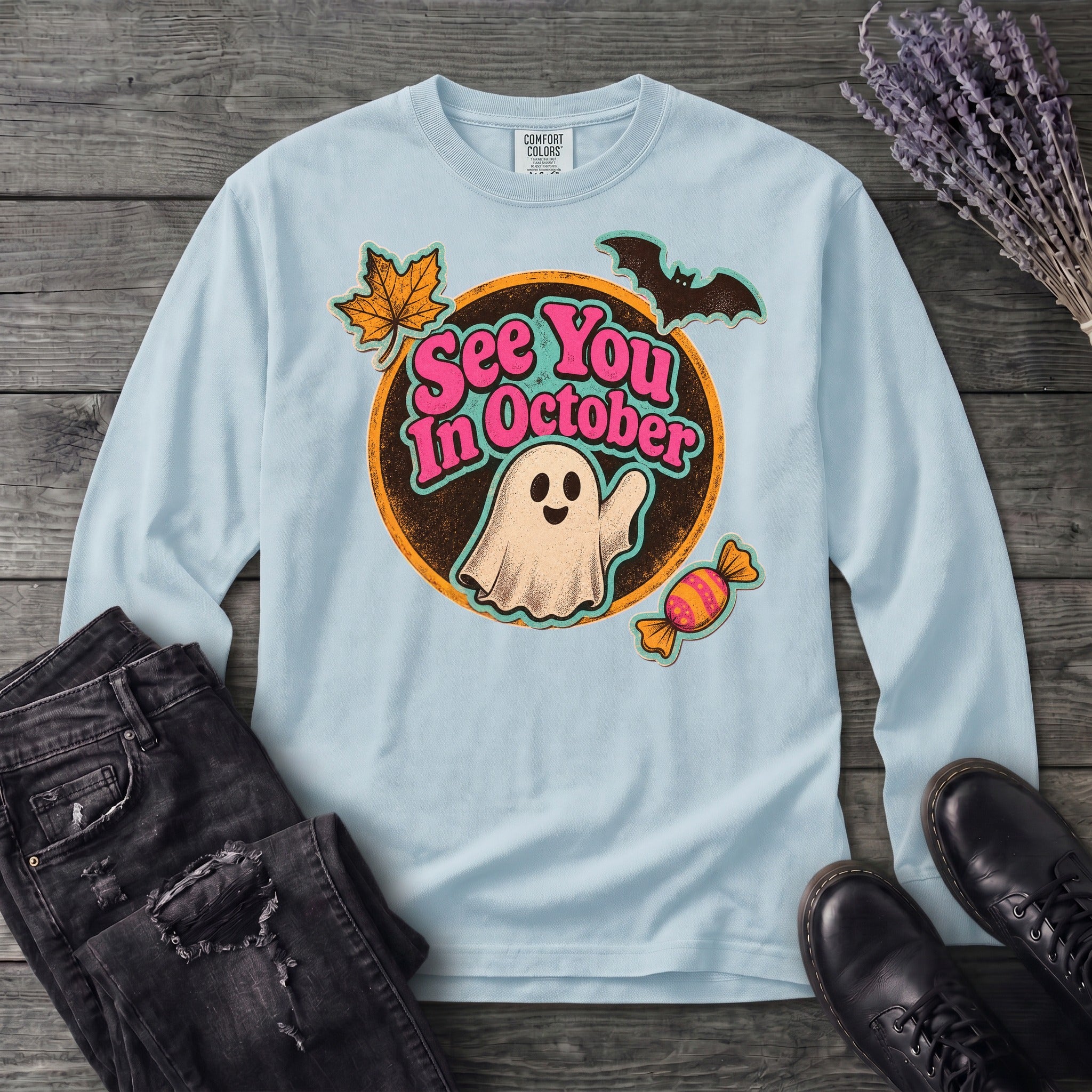 See You In October Long Sleeve T-Shirt