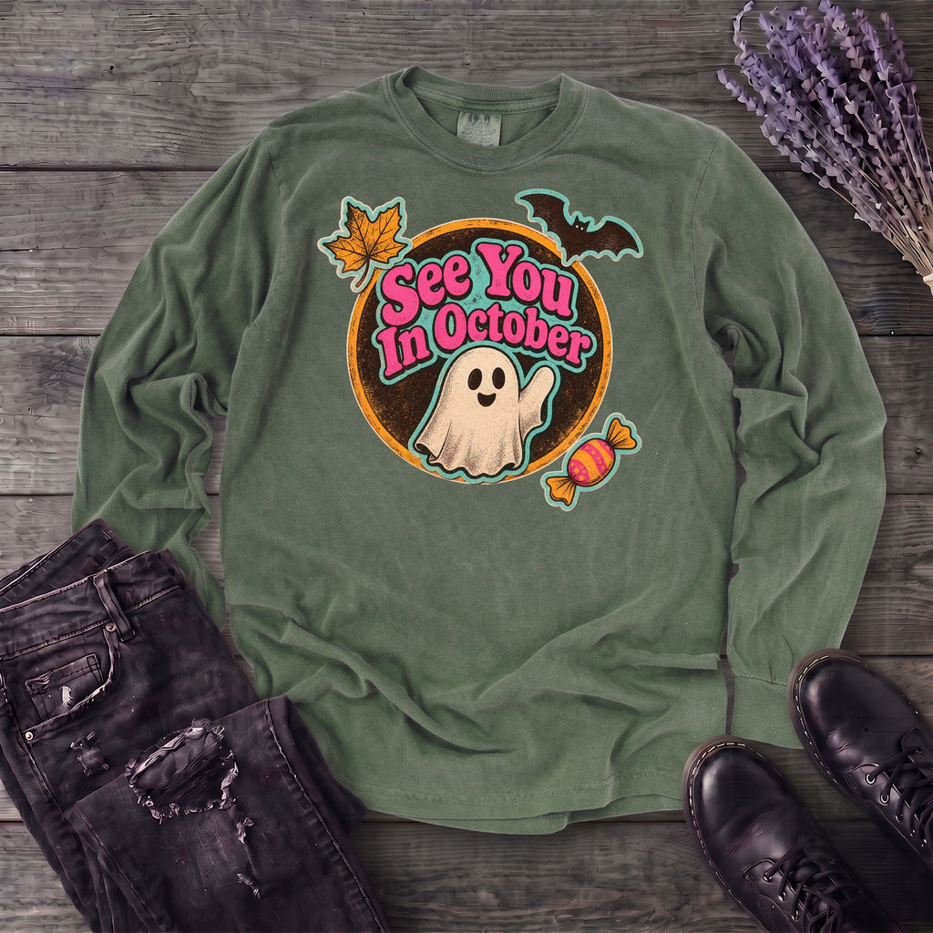 See You In October Long Sleeve T-Shirt