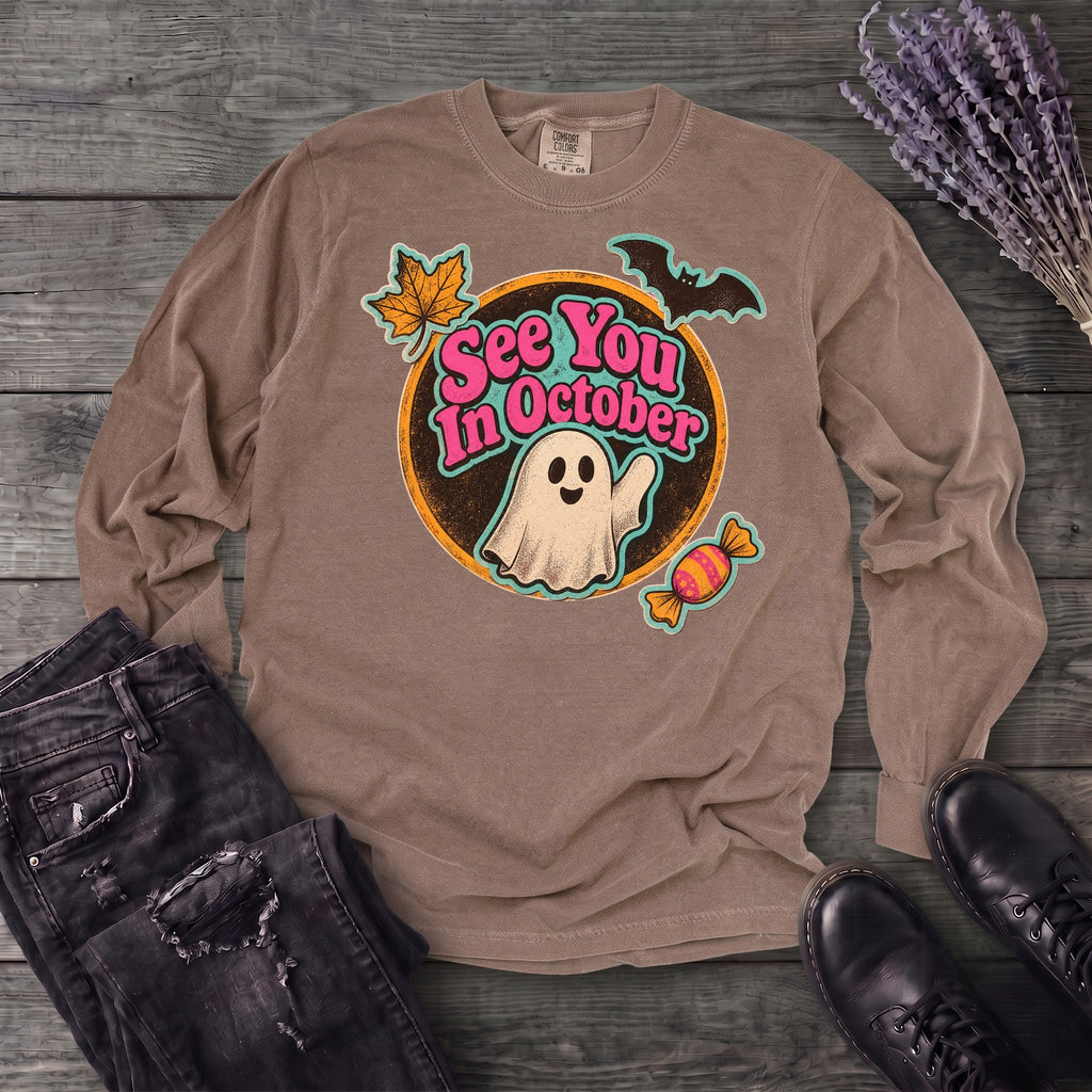 See You In October Long Sleeve T-Shirt
